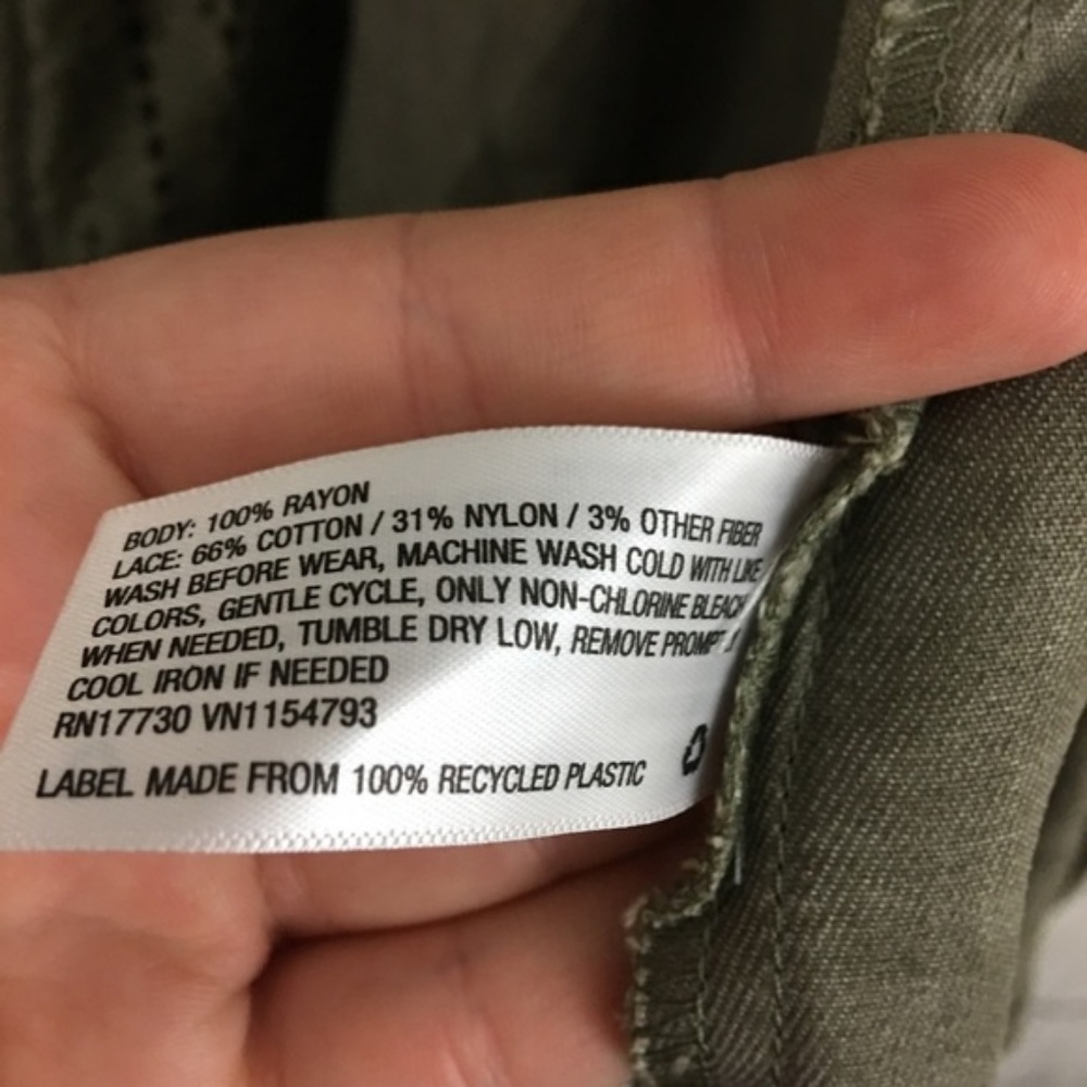 Knox Rose Embroidered Olive Green Jacket XL - Picture 5 of 8